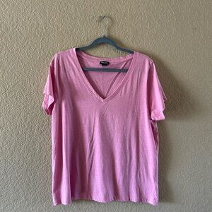 Splendid Pink Crew Neck Tee